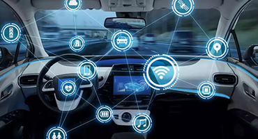Showing connected cars on screen