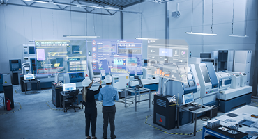 Manufacturing Facility showing productivity