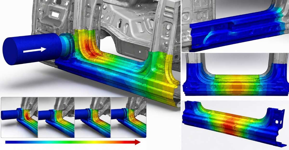 Rocker panel image showing all the different parts