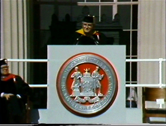 Paul E. Gray addresses the MIT community for the first time as the Institute's leader.