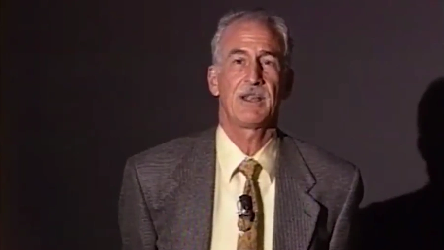 MIT Professor Jeffrey A. Hoffman delivers Public Lecture on MIT stage